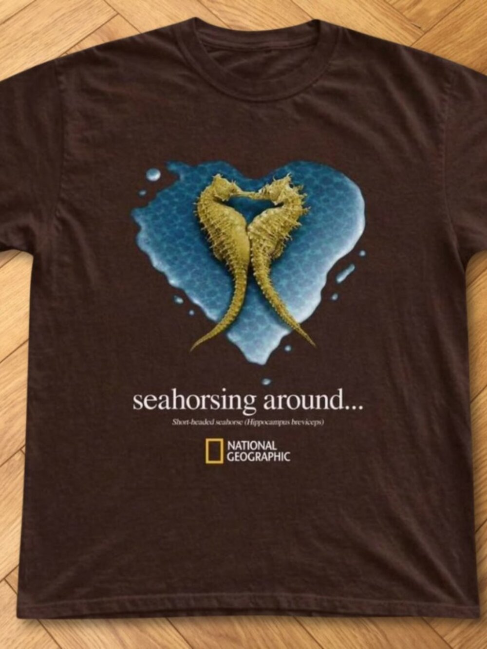 National Geographic Seahorsing Around Graphic Tee Ocean Core